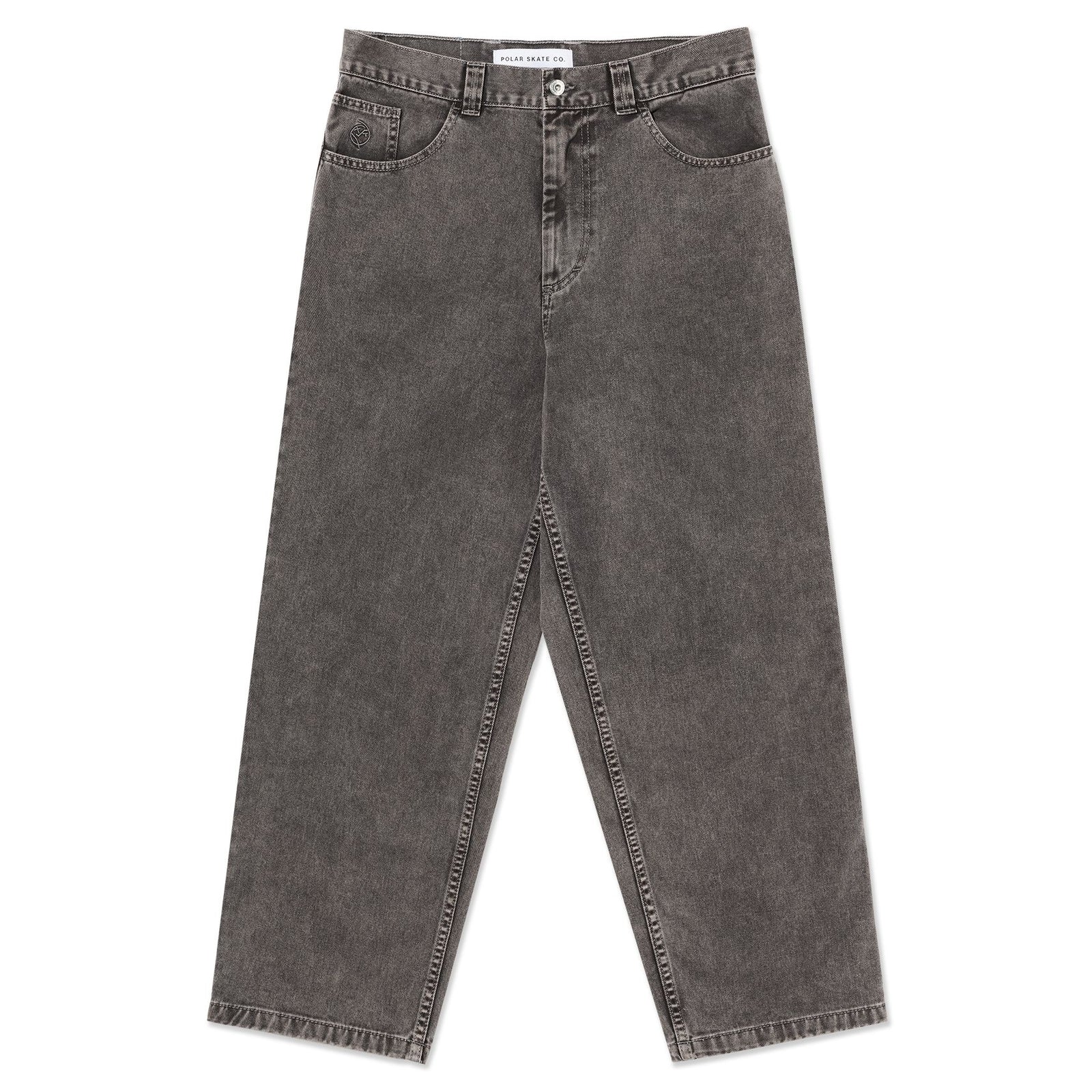 Polar Big Boy Denim Pants Washed Grey Pants Polar Skate Co 