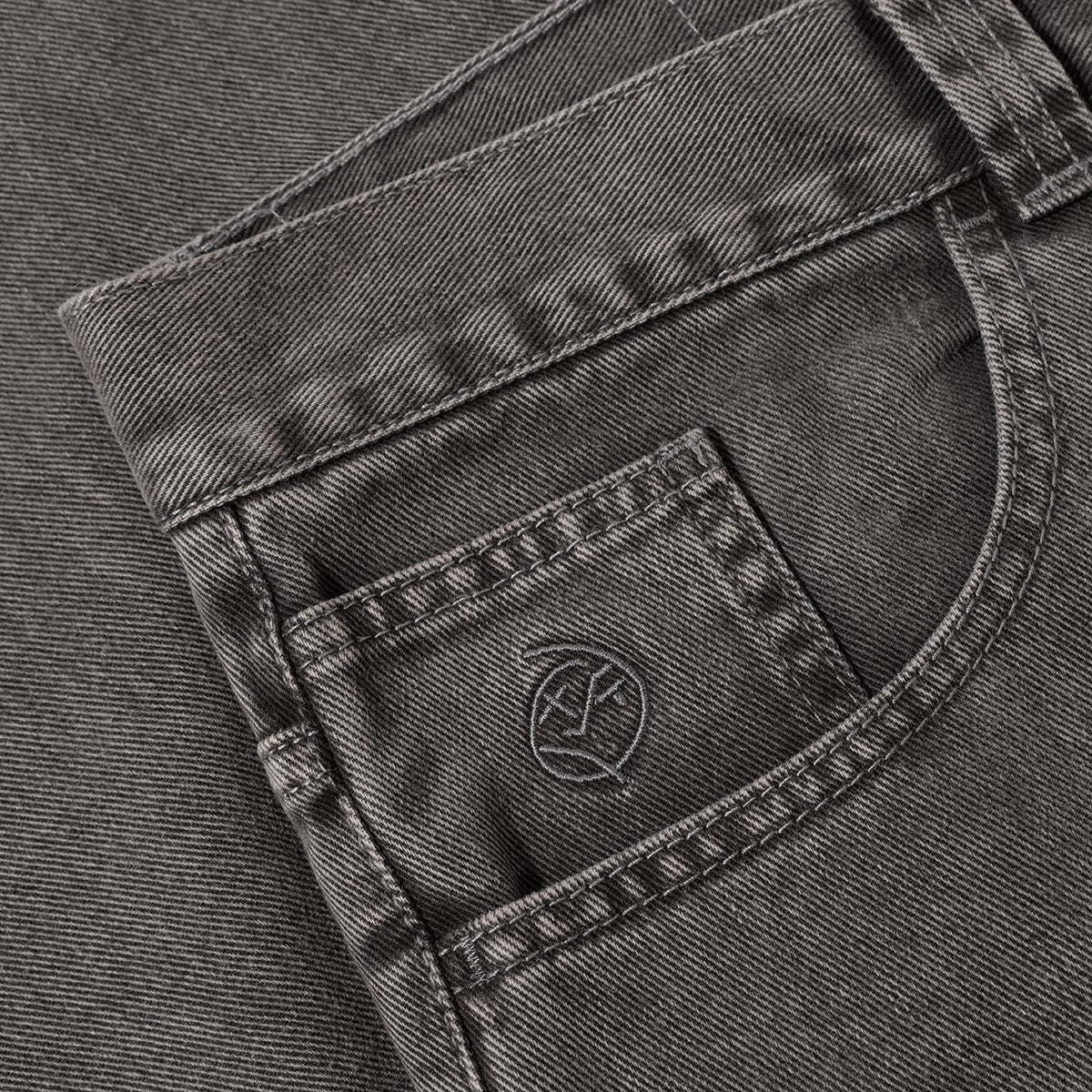 Polar Big Boy Denim Pants Washed Grey Pants Polar Skate Co 