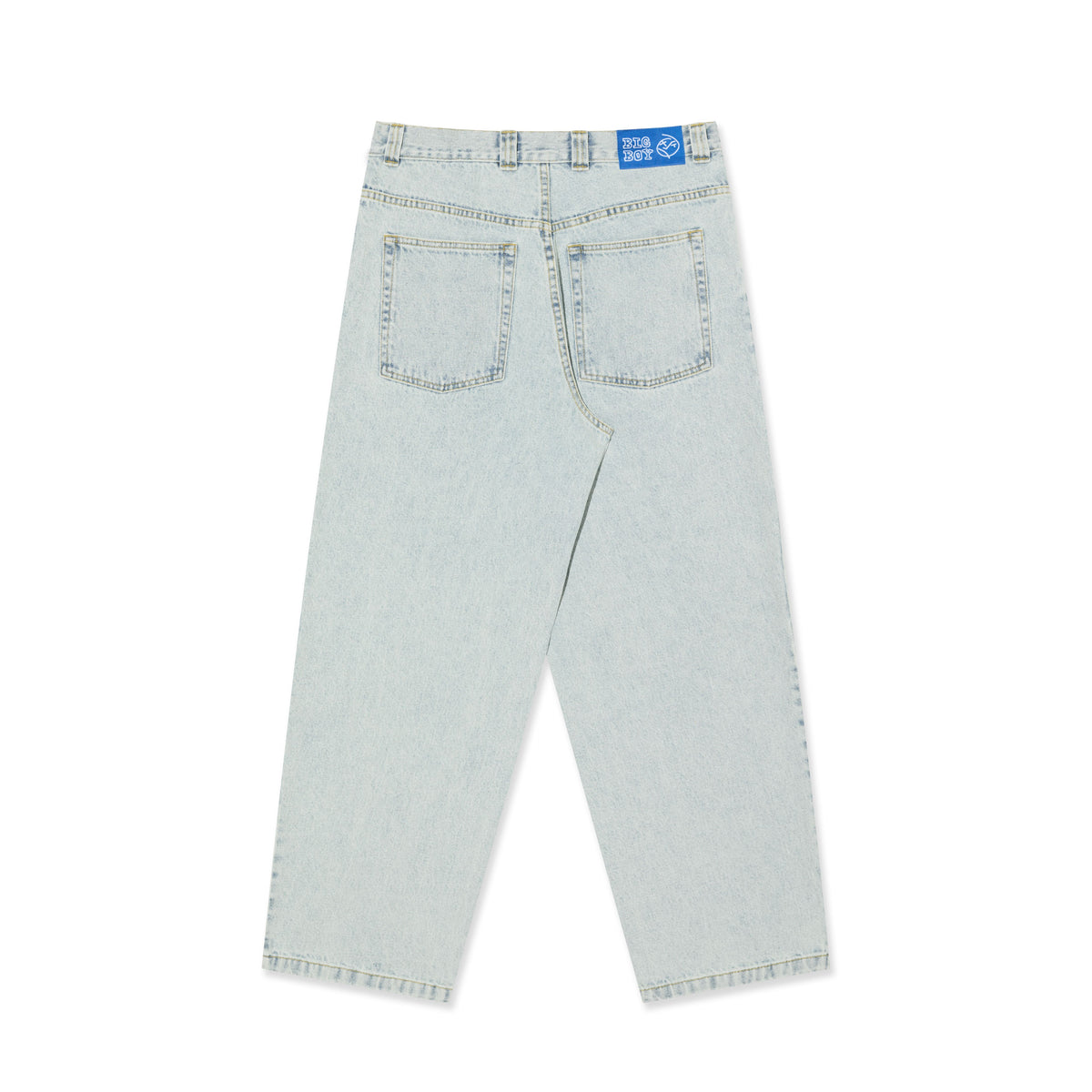 Polar Big Boy OG Logo Denim Pants Light Blue Pants Polar Skate Co 