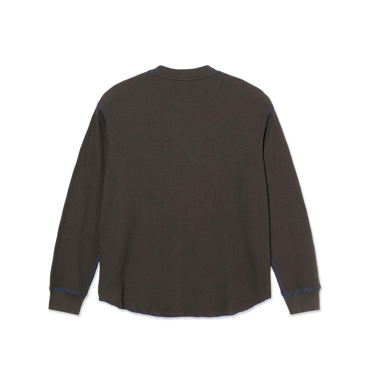 Polar Dylan L/S Tee Dirty Black/Blue shirts Polar Skate Co 