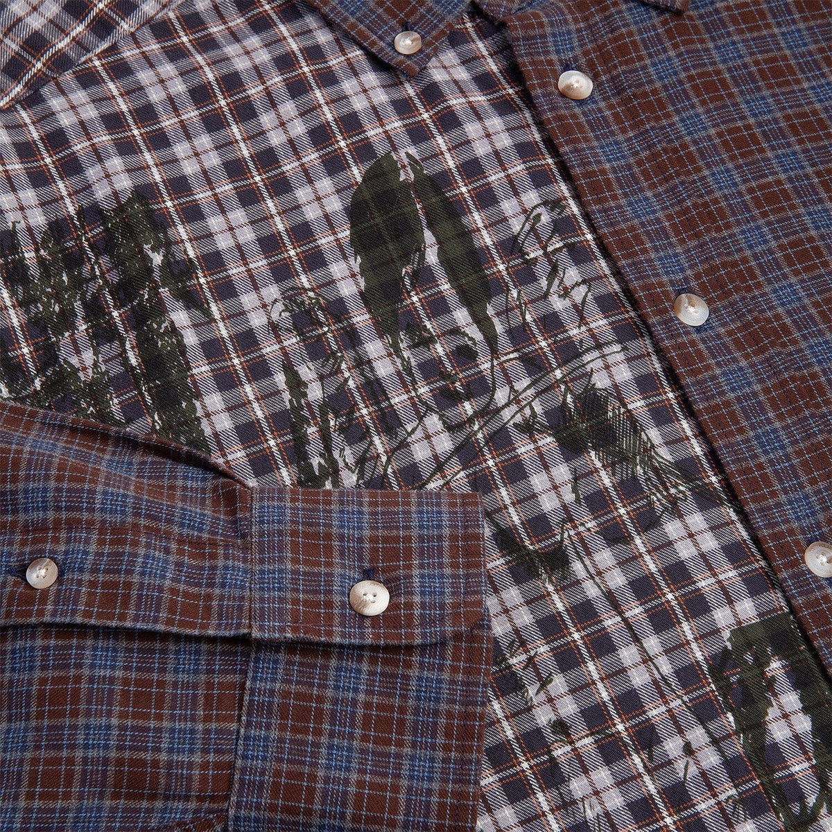 Polar Ebou Sanyang Ben L/S Shirt Violin Graphite/Blue shirts Polar Skate Co 