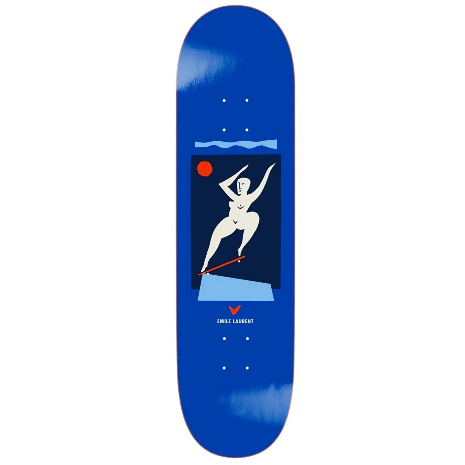 Polar Emile Crooks Blue Deck 8.0 decks Polar Skate Co 