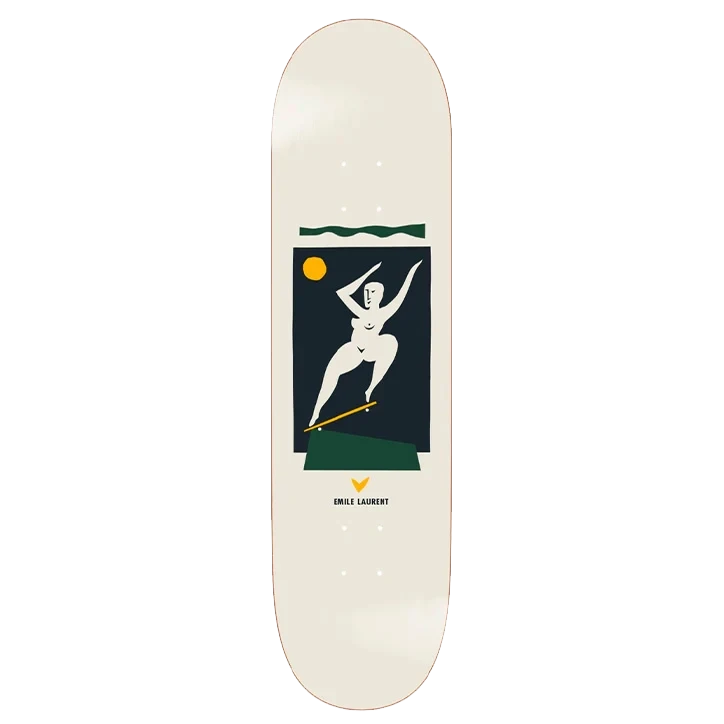 Polar Emile Crooks Cream Deck 8.375 decks Polar Skate Co 