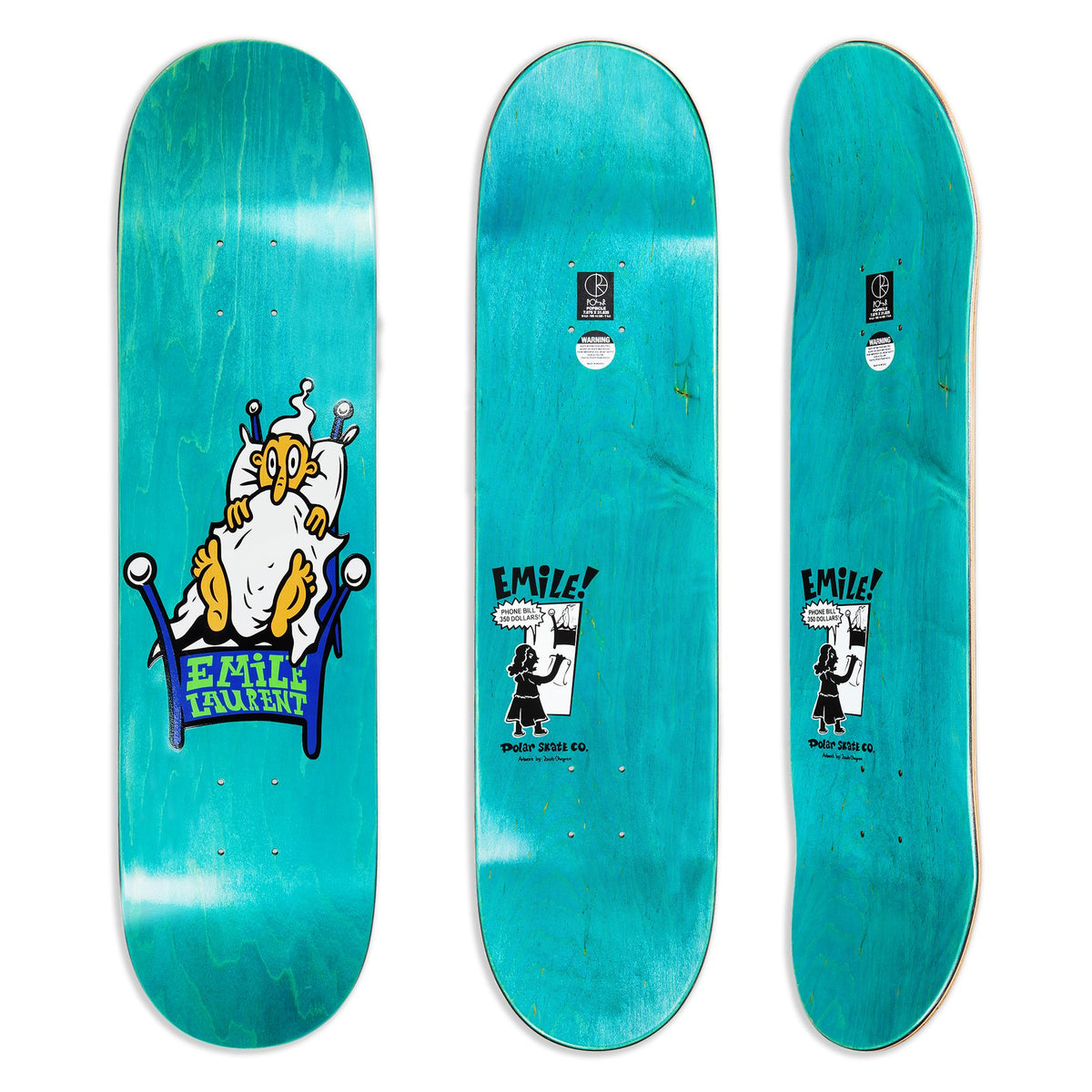 Polar Emile Oops! Deck 7.875 decks Polar Skate Co 