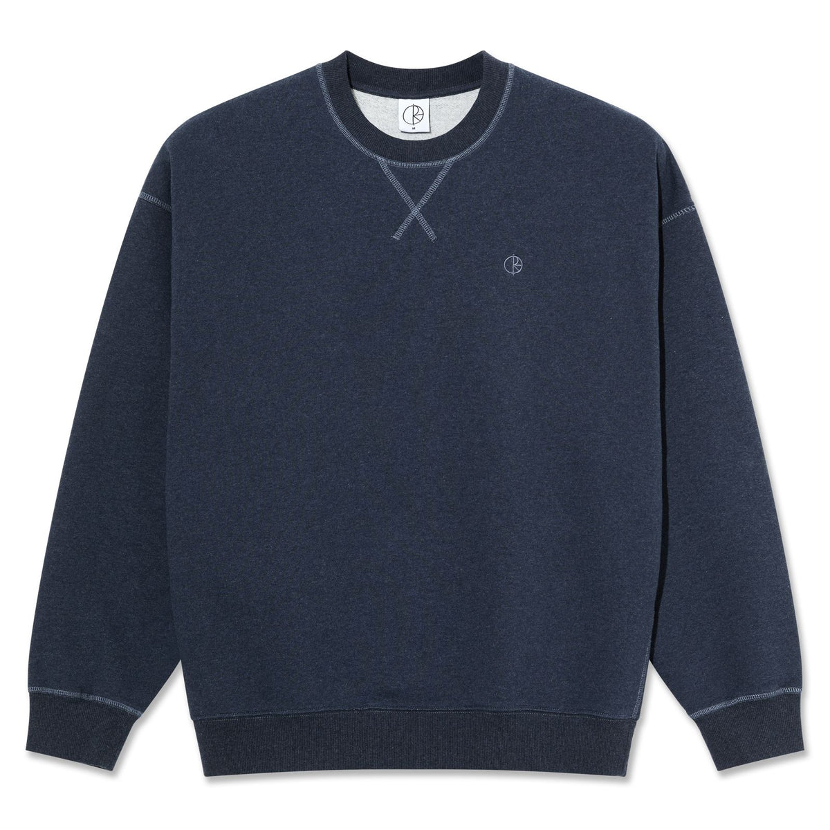 Polar Frankie Crewneck Navy Melange crewnecks Polar Skate Co 