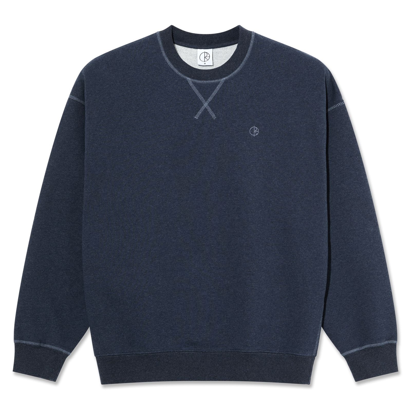 Polar Frankie Crewneck Navy Melange crewnecks Polar Skate Co 