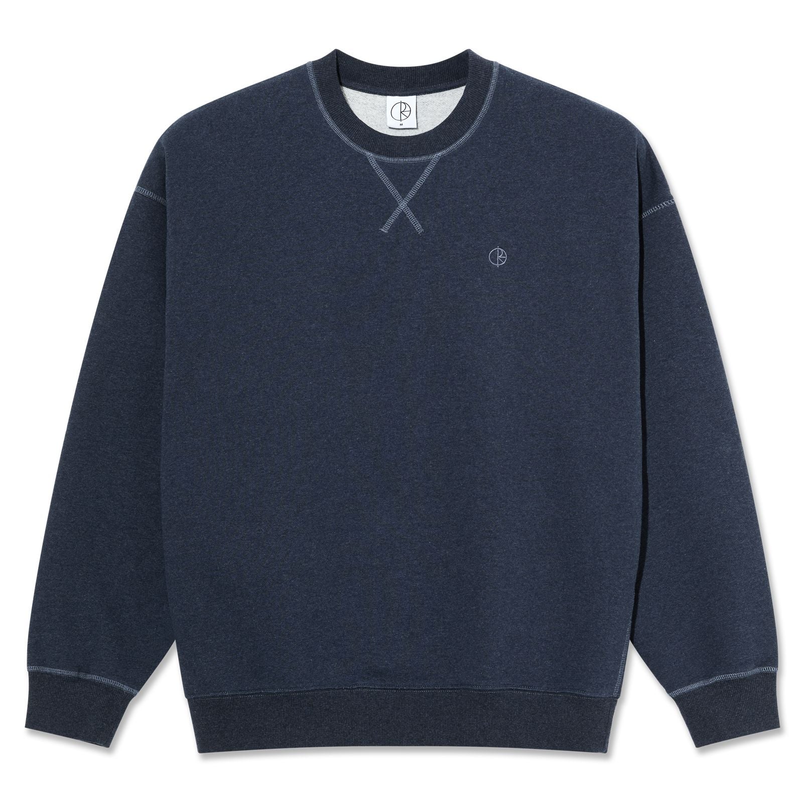 Polar Frankie Crewneck Navy Melange crewnecks Polar Skate Co 