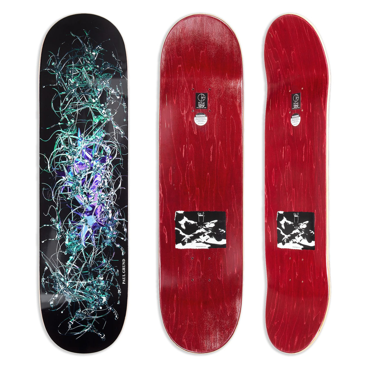 Polar Grund Crystal Depth Deck 8.625 decks Polar Skate Co 