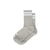 Polar Happy Sad Rib Socks Heather Grey Socks Polar Skate Co 