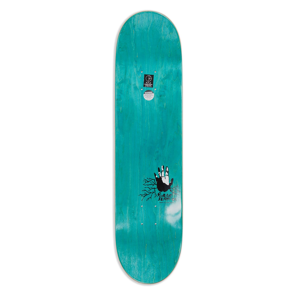 Polar Herrington Hands Off White Deck Short 8.125 decks Polar Skate Co 