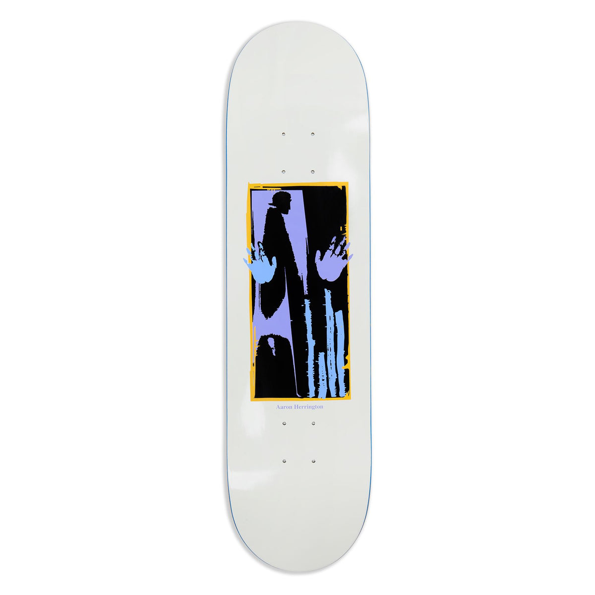 Polar Herrington Hands Off White Deck Short 8.125 decks Polar Skate Co 