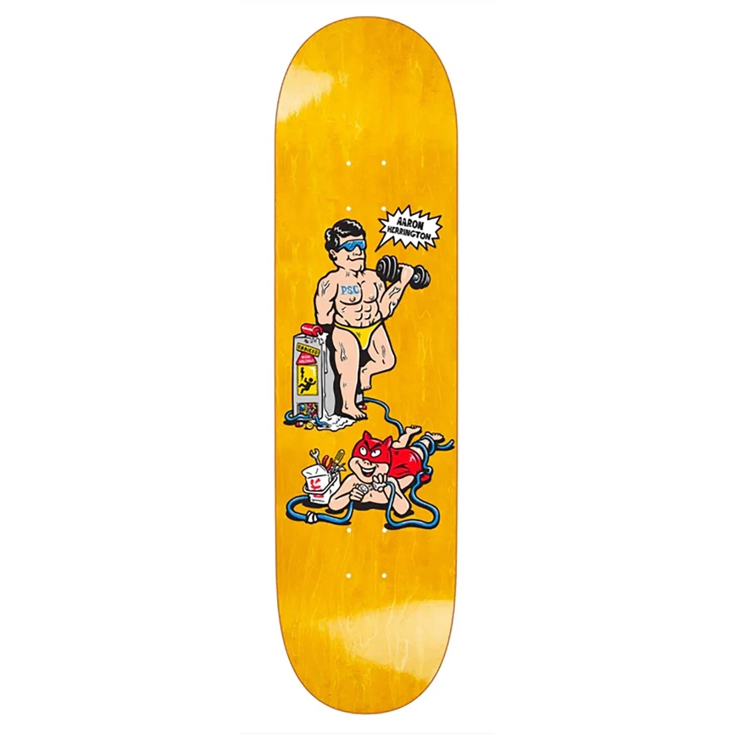 Polar Herrington Pumping Iron Deck P2 Junior 8.25 decks Polar Skate Co 