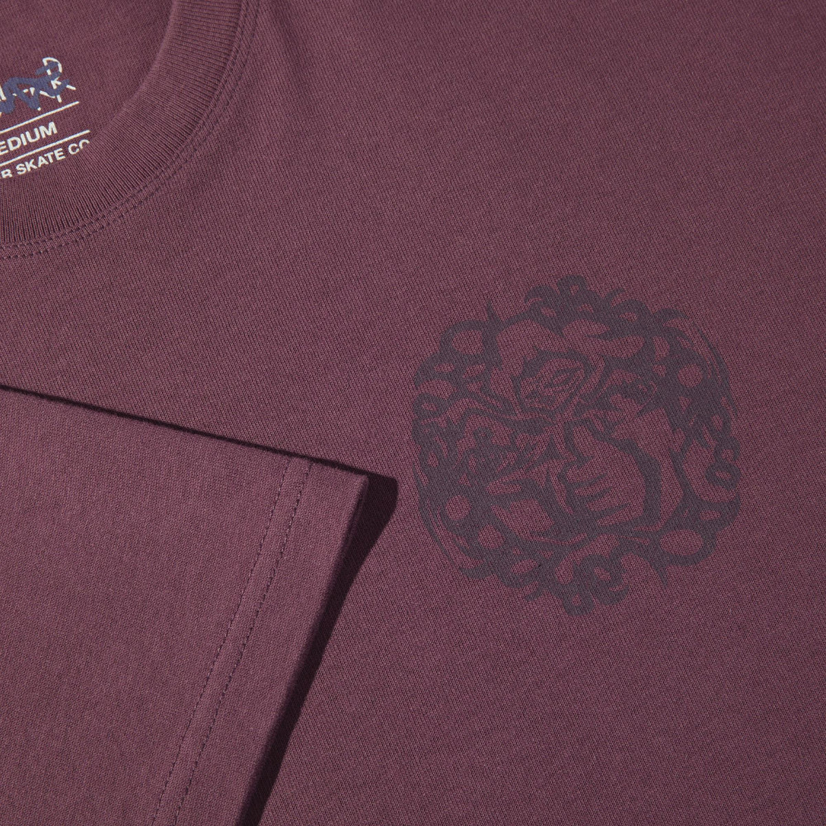 Polar Hijack Tee Plum tees Polar Skate Co 