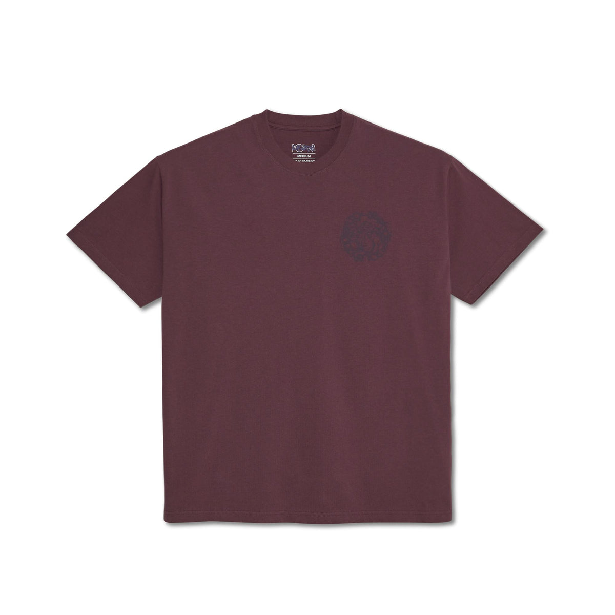 Polar Hijack Tee Plum tees Polar Skate Co 