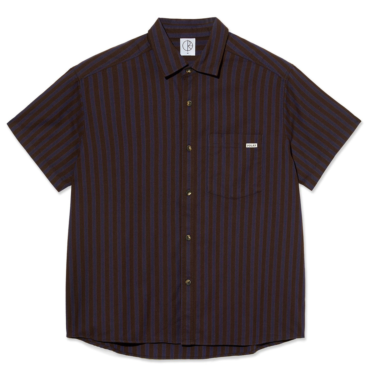 Polar Mitchell Shirt Purple/Chocolate shirts Polar Skate Co 