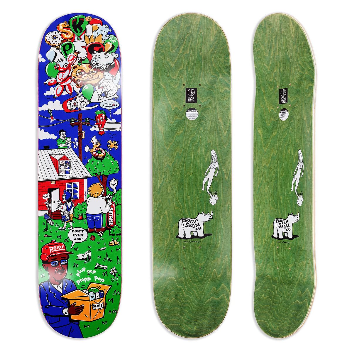Polar Oski Barbara Deck 8.375 decks Polar Skate Co 