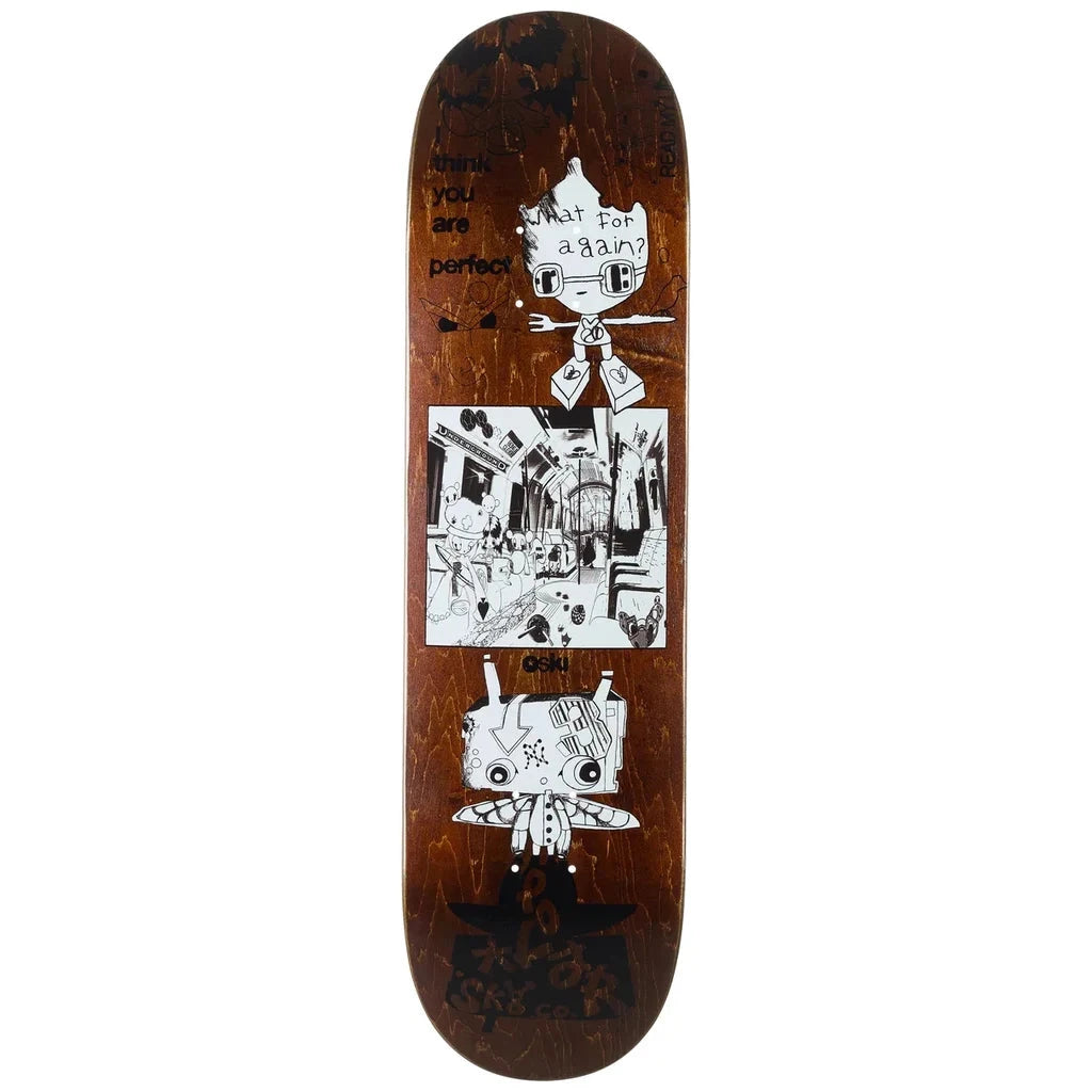 Polar Oski I Think You Perfect Deck Brown 8.25 decks Polar Skate Co 