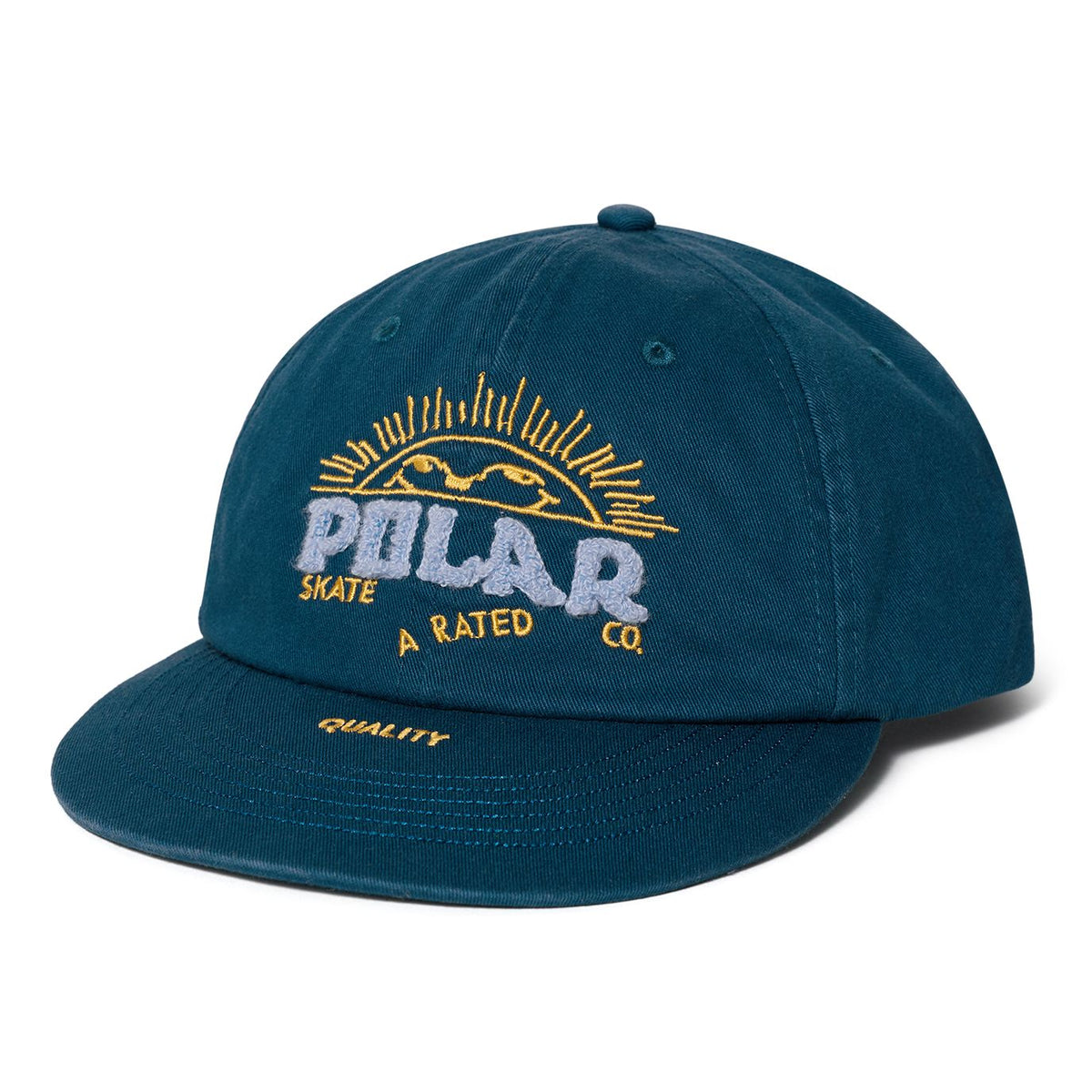 Polar Ramy Cap Cheeky Sun Petrol Hats Polar Skate Co 