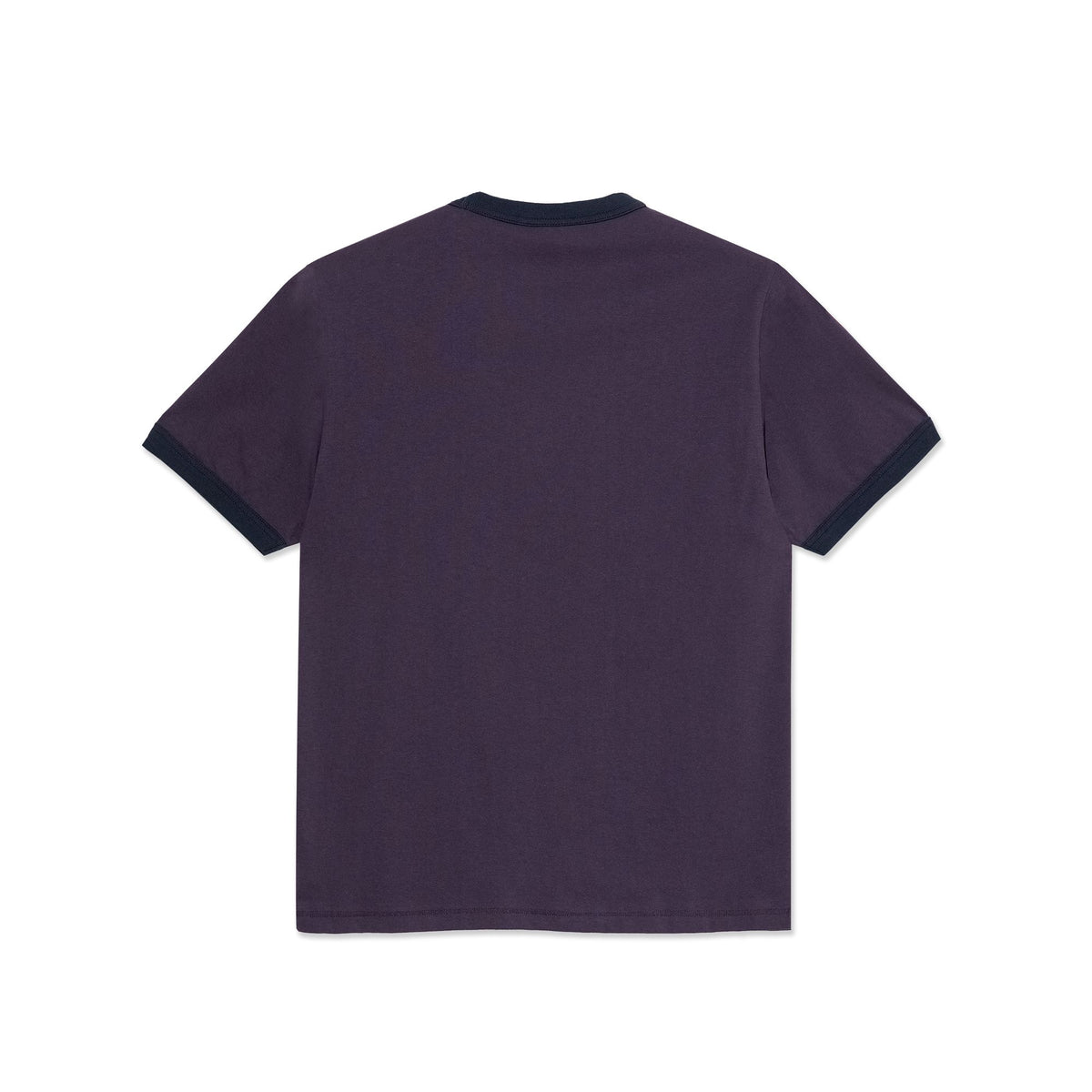 Polar Ringer Tee Dark Violet/Navy Tees Polar Skate Co 