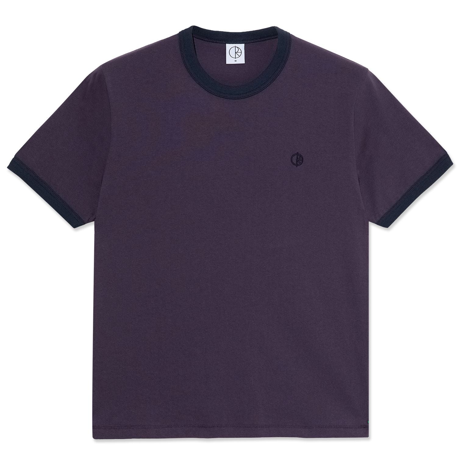 Polar Ringer Tee Dark Violet/Navy Tees Polar Skate Co 