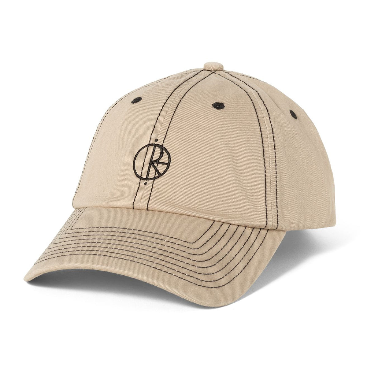 Polar Sai Cap Contrast Washed Taupe Hats Polar Skate Co 