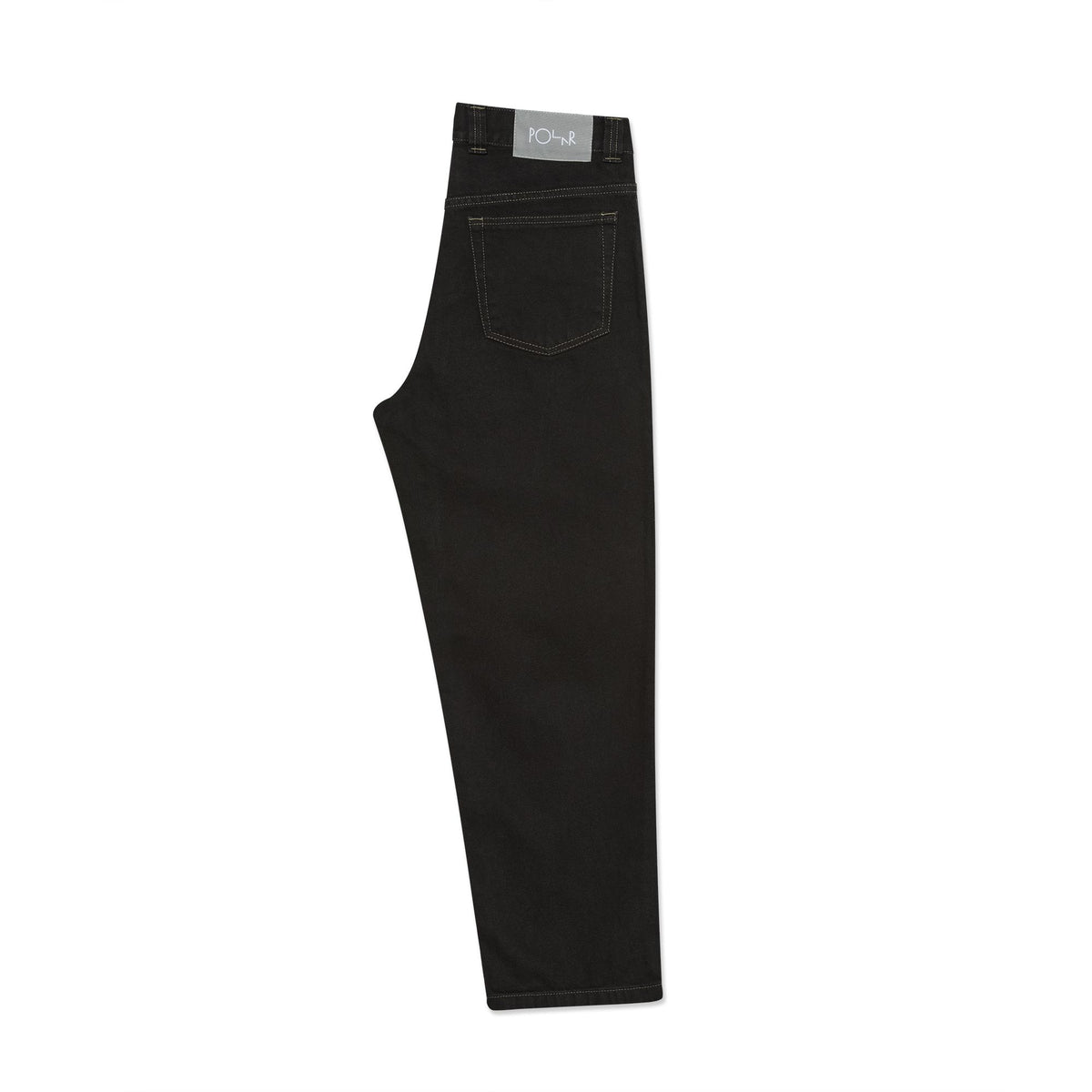 Polar Skate Co '93! Contrast Stitch Denim Black/Dark Olive Pants Polar Skate Co 