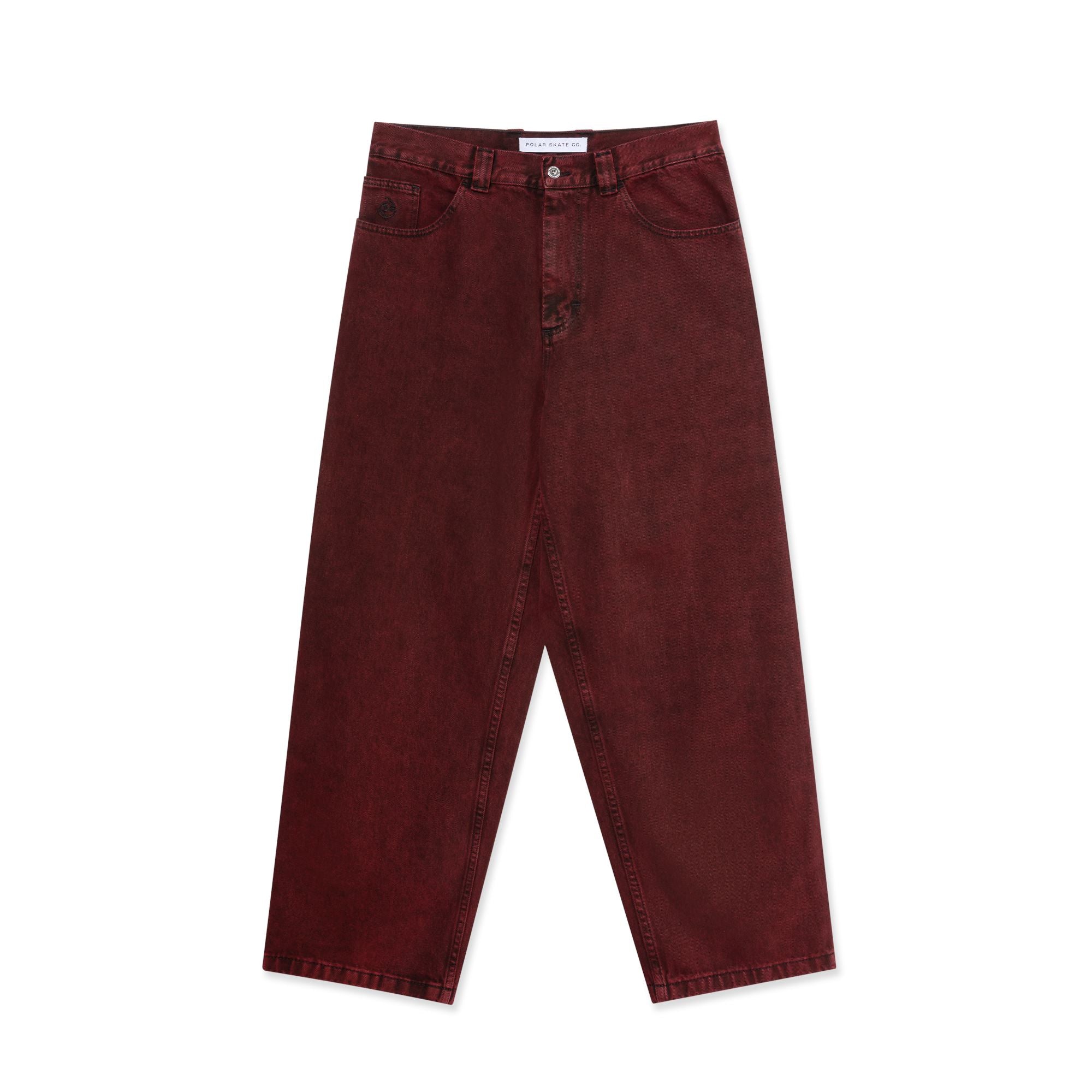 Polar Skate Co Big Boy Jeans Red Black Pants Polar Skate Co 