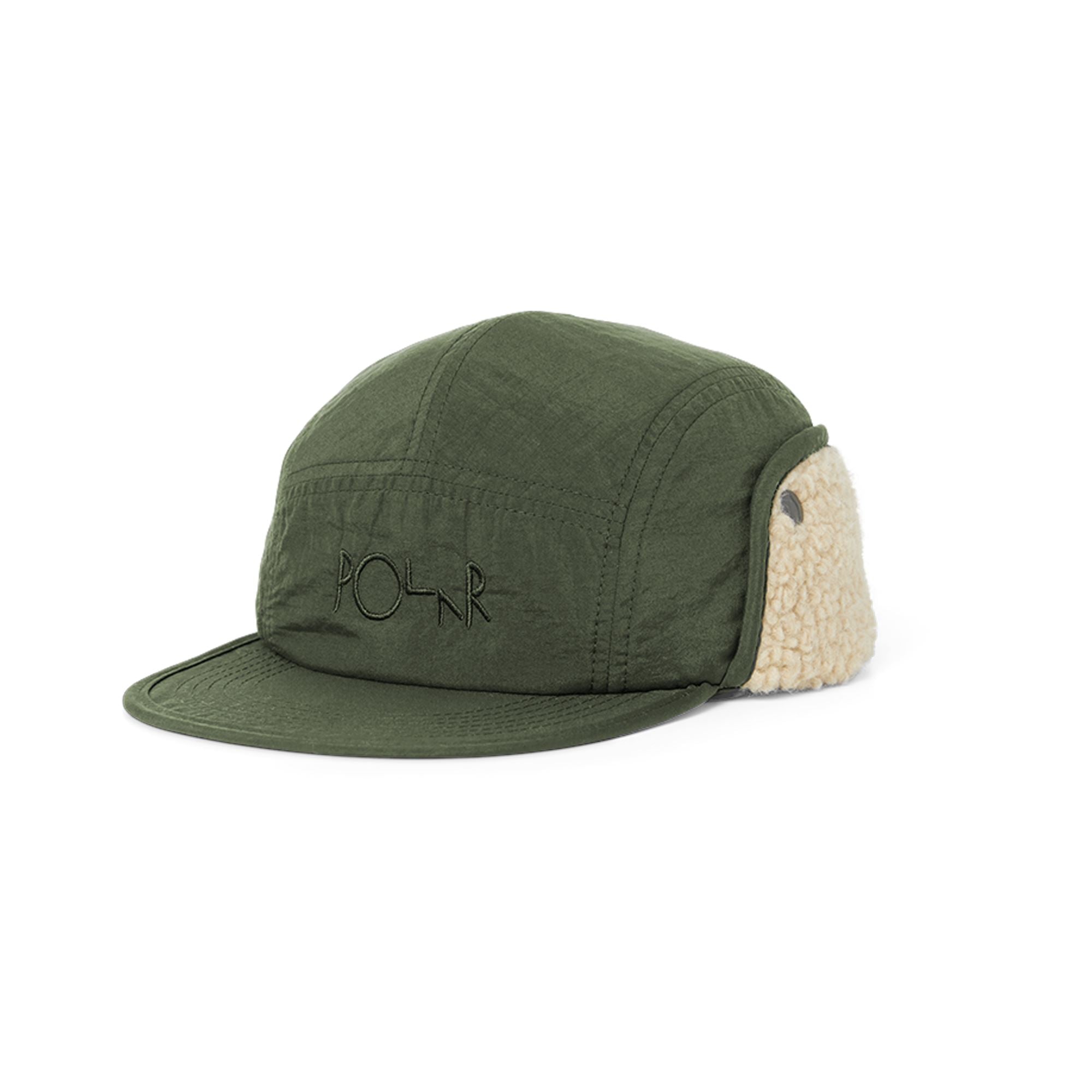 Polar Skate Co Vilde Sherpa Flap Cap Army Green hats Polar Skate Co 