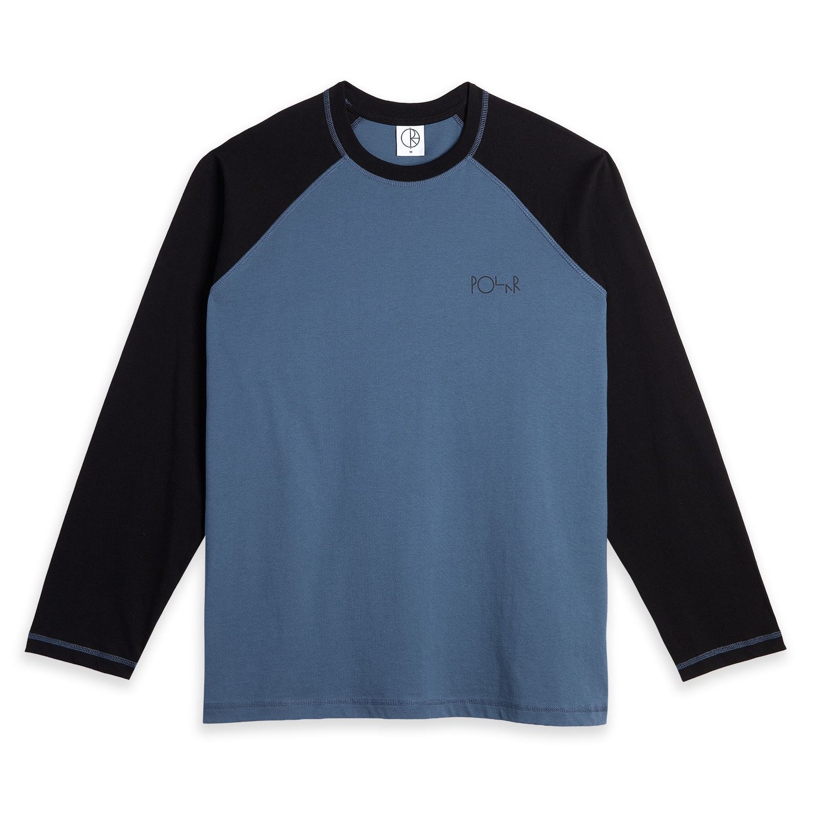 Polar Stevie L/S Tee Grey Blue/Black shirts Polar Skate Co 