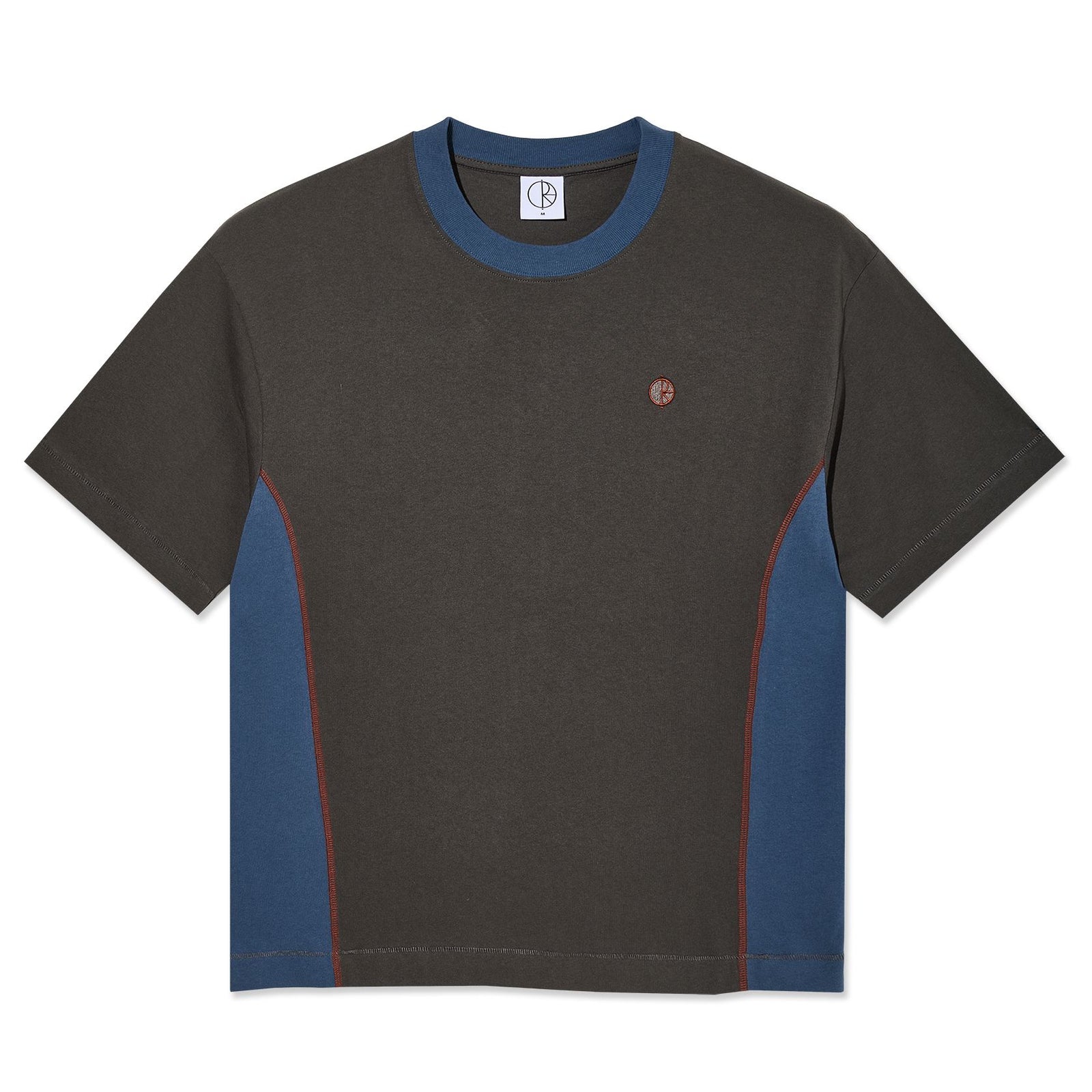 Polar Surf Panel Dirty Black/Grey Blue Tees Polar Skate Co 
