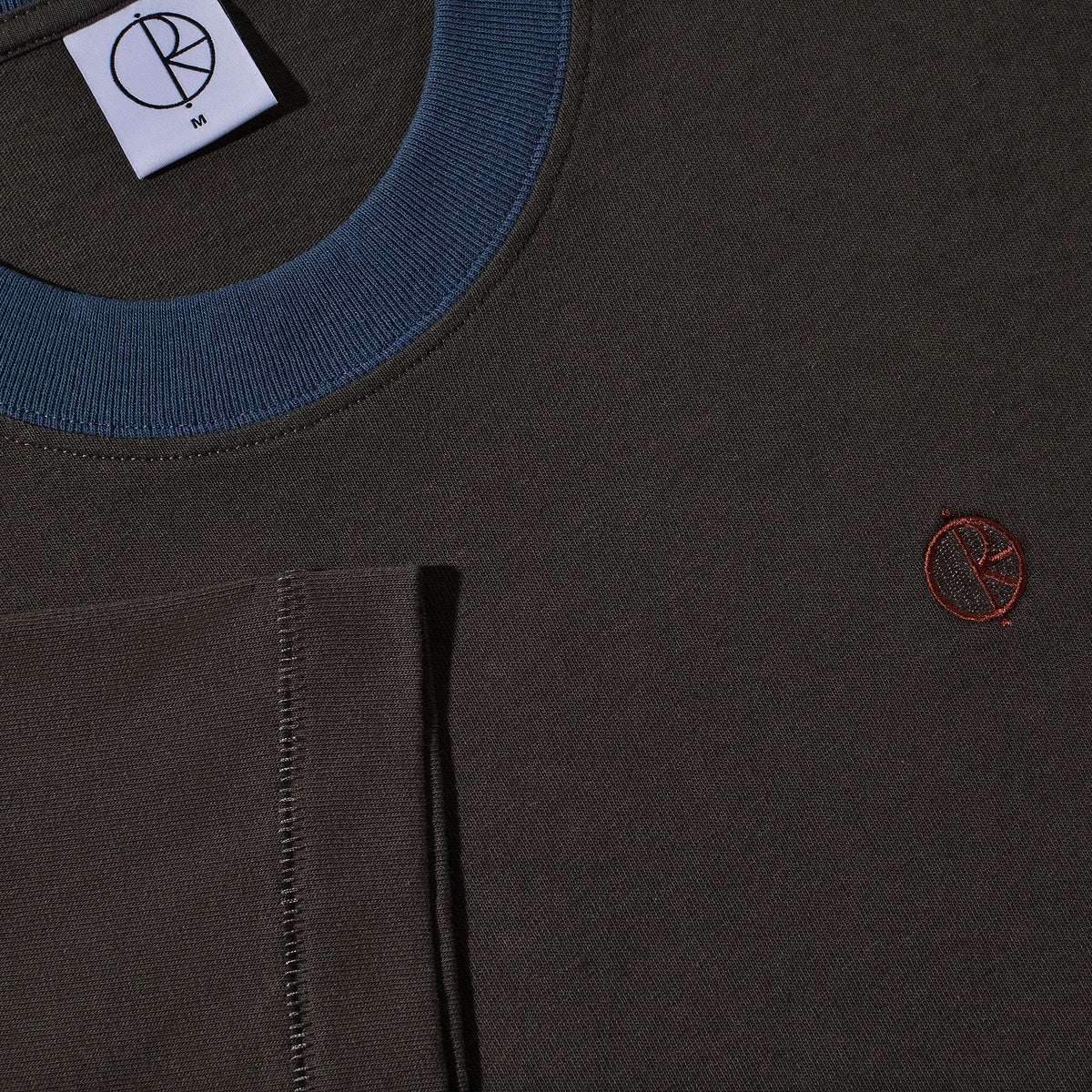 Polar Surf Panel Dirty Black/Grey Blue Tees Polar Skate Co 