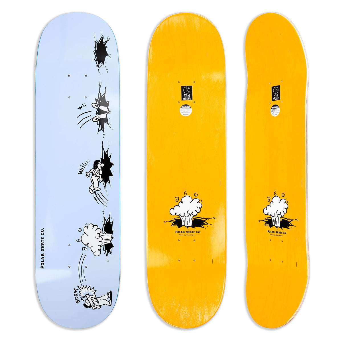 Polar Team Boom Wii! Deck 8.375 decks Polar Skate Co 