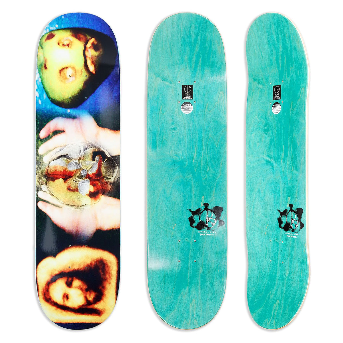 Polar Team Toasted Deck 8.375 decks Polar Skate Co 