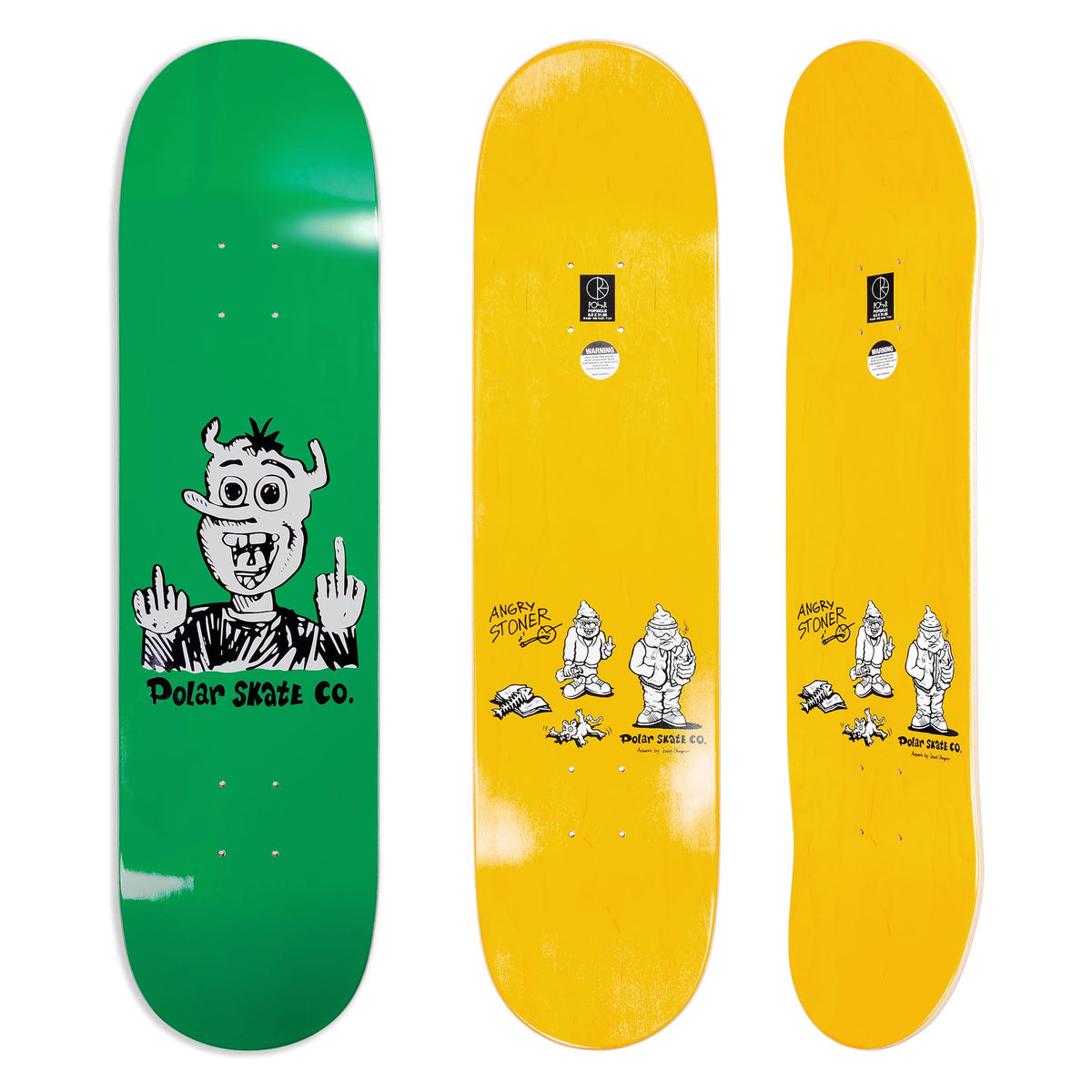 Polar Team Up Yours! Deck Hunter Green Short 8.25 decks Polar Skate Co 