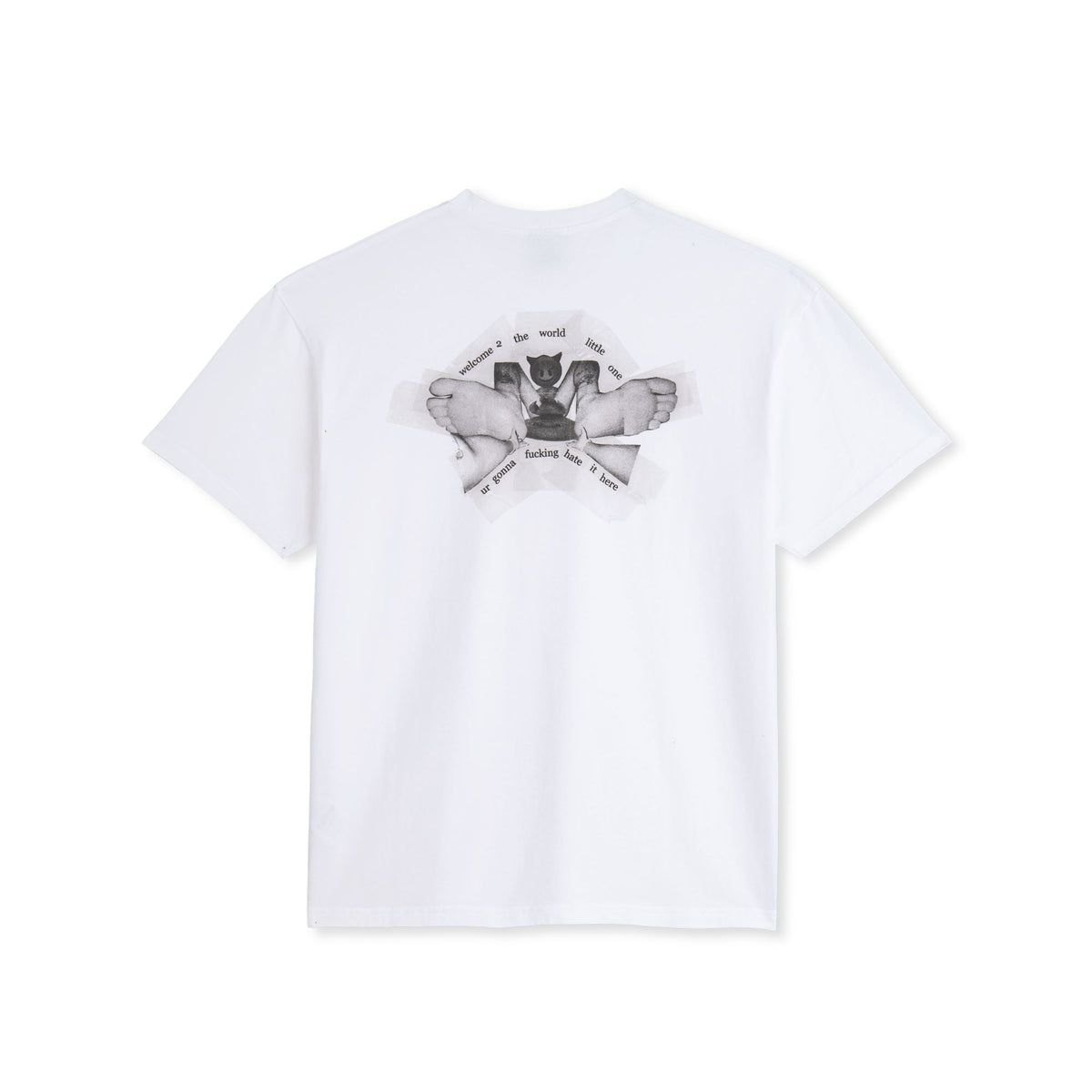 Polar Welcome 2 the World Tee White tees Polar Skate Co 