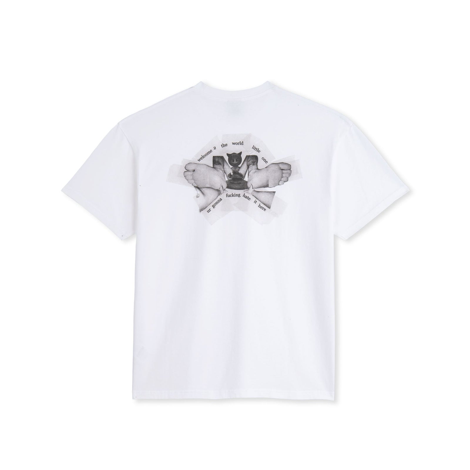 Polar Welcome 2 the World Tee White tees Polar Skate Co 