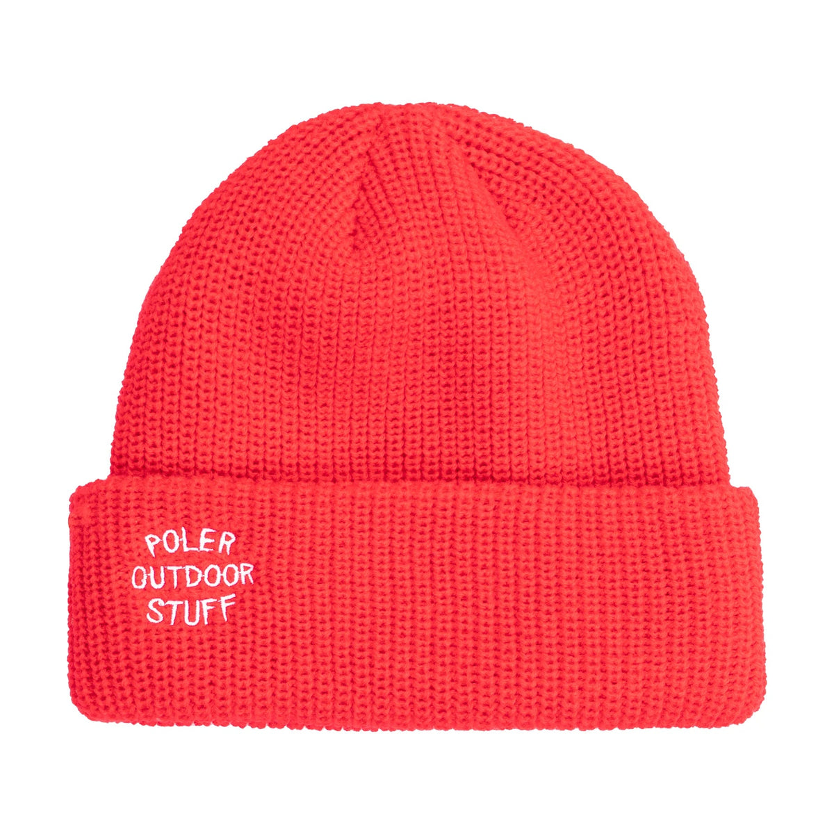 Poler Fancyman Beanie Red beanies Poler 