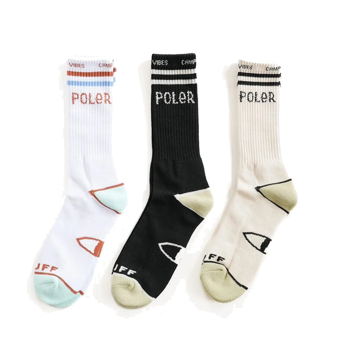 Poler Jim Sock 3 Pack MULTI socks Poler 