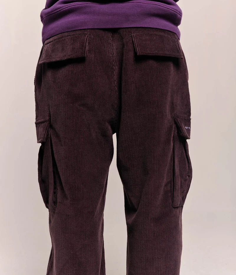 Pop Trading Co Cord Cargo Pants Anthracite pants Pop Trading Co 