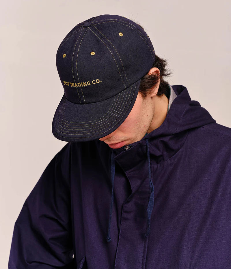 Pop Trading Co Flexfoam Sixpanel Hat Navy - Coureur Goods Pop Trading Co Flexfoam Sixpanel Hat Navy - Coureur Goods