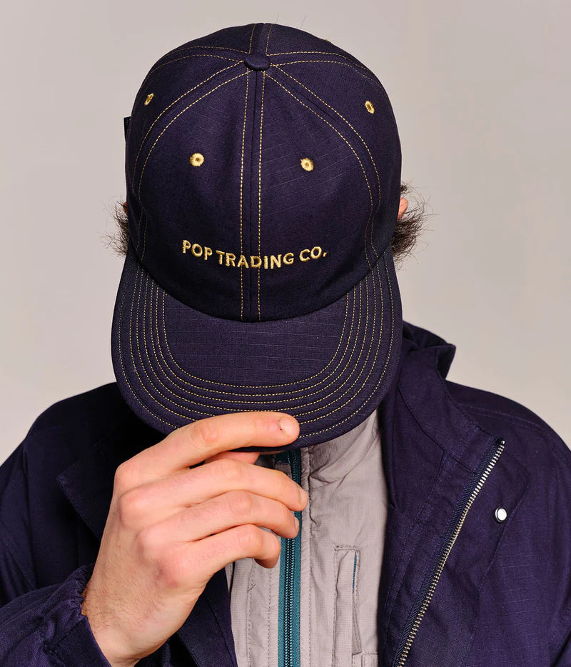 Pop Trading Co Flexfoam Sixpanel Hat Navy - Coureur Goods Pop Trading Co Flexfoam Sixpanel Hat Navy - Coureur Goods