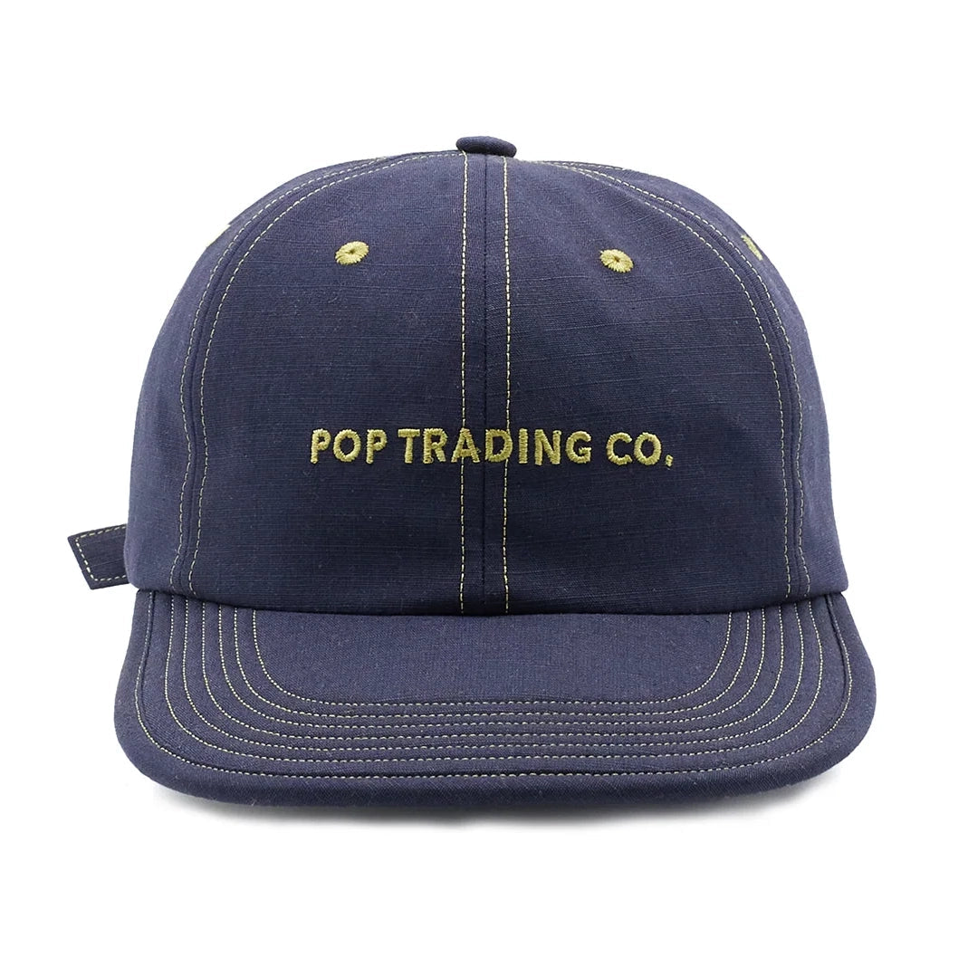 Pop Trading Co Flexfoam Sixpanel Hat Navy hats Pop Trading Co 