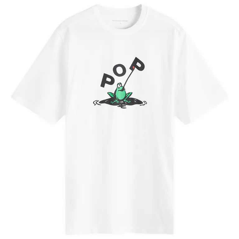 Pop Trading Co Frog Tee White tees Pop Trading Co 