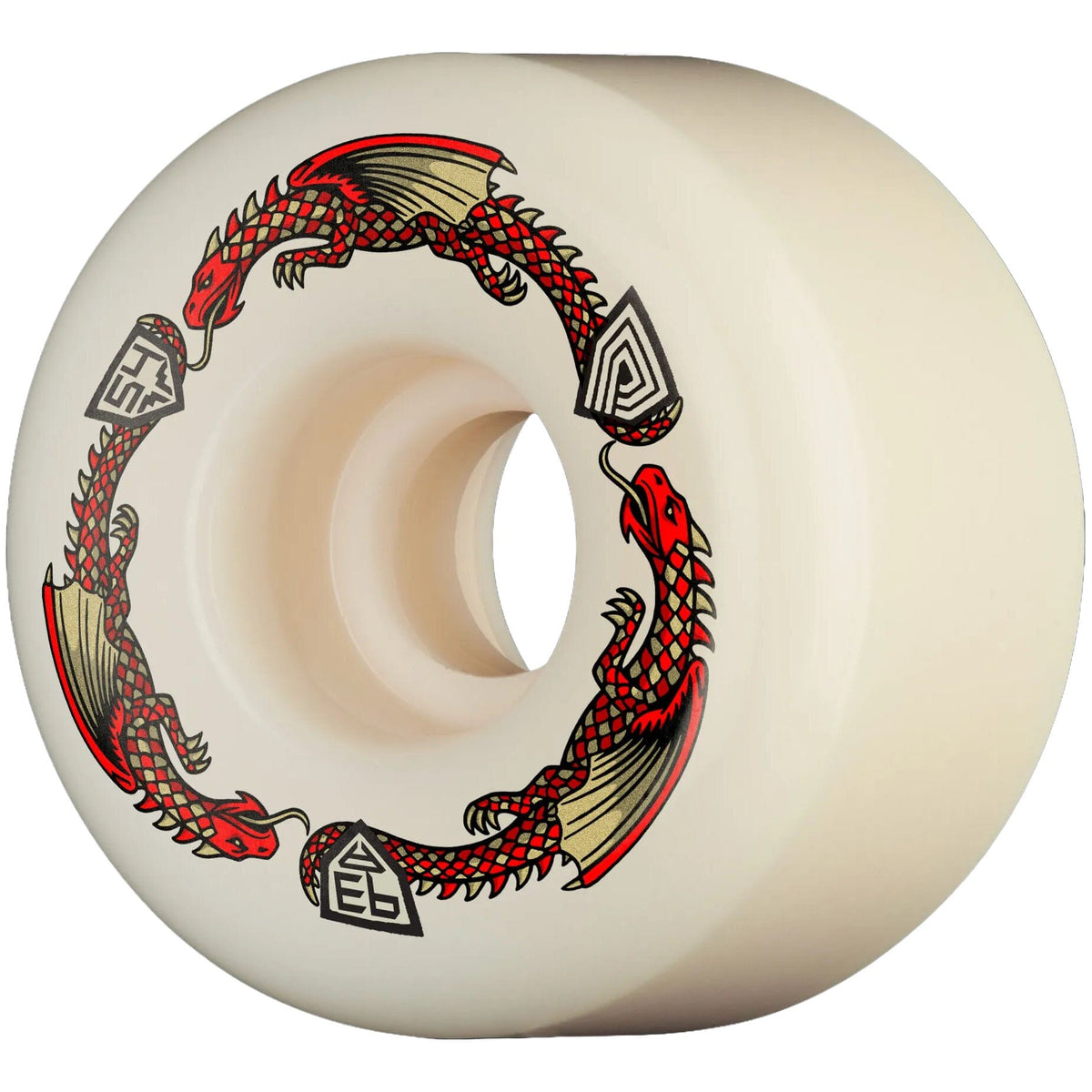 Powell 93A 33x54MM Dragon Formula Red Wheels wheels Powell Peralta 