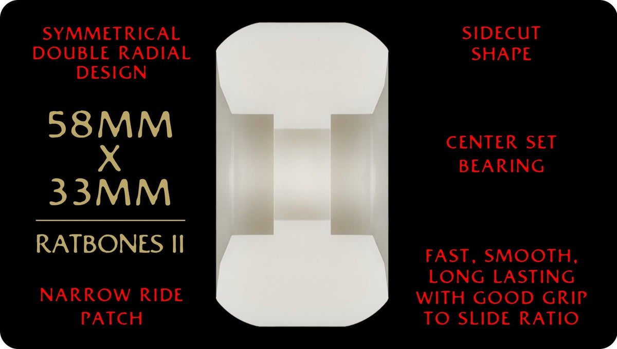 Powell Peralta Dragon Formula Ratbone II Wheels 93A 33MM x 58MM wheels Powell Peralta 