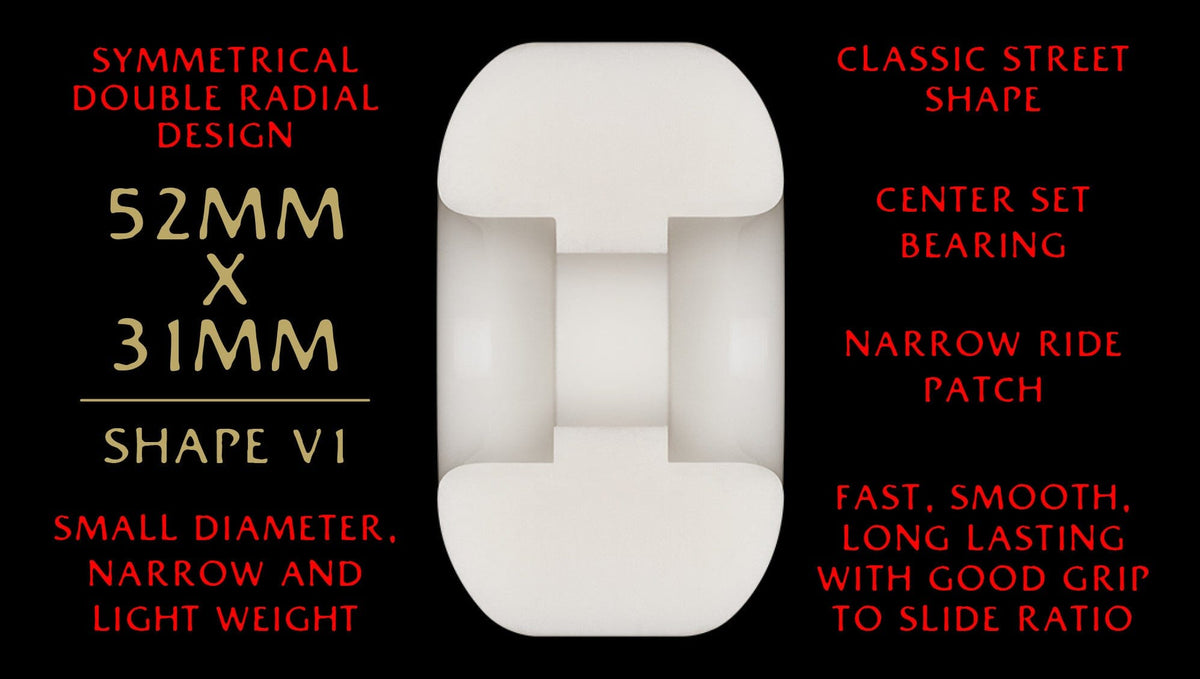 Powell Peralta Dragon Formula Red Wheels 93A 31MM x 52MM wheels Powell Peralta 