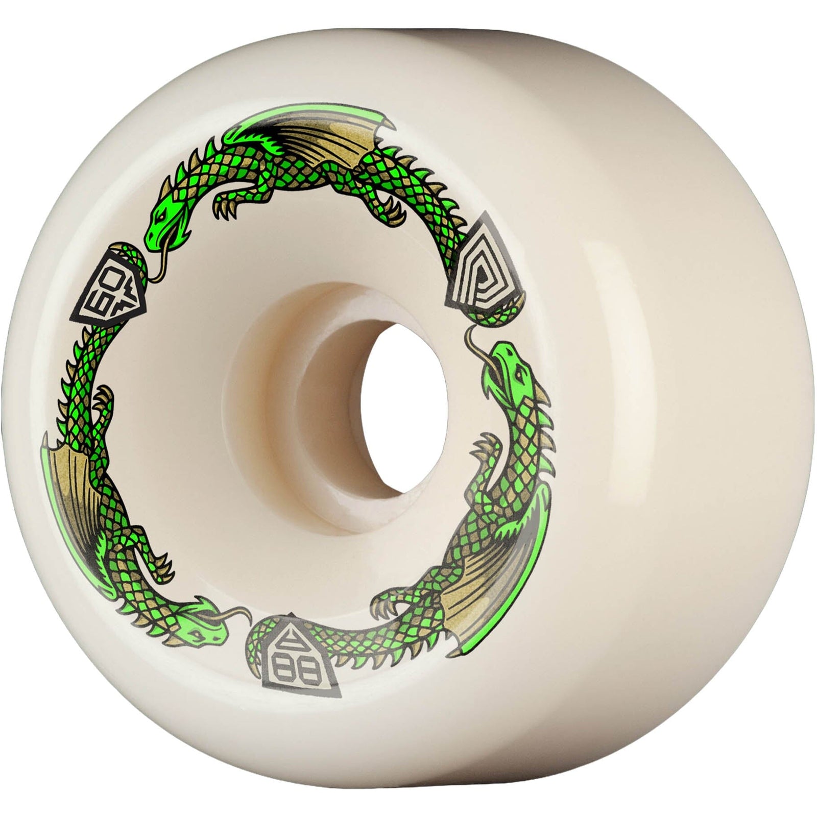 Powell Peralta Dragon Forumla Green Wheels 88A 40 x 60MM wheels Powell Peralta 