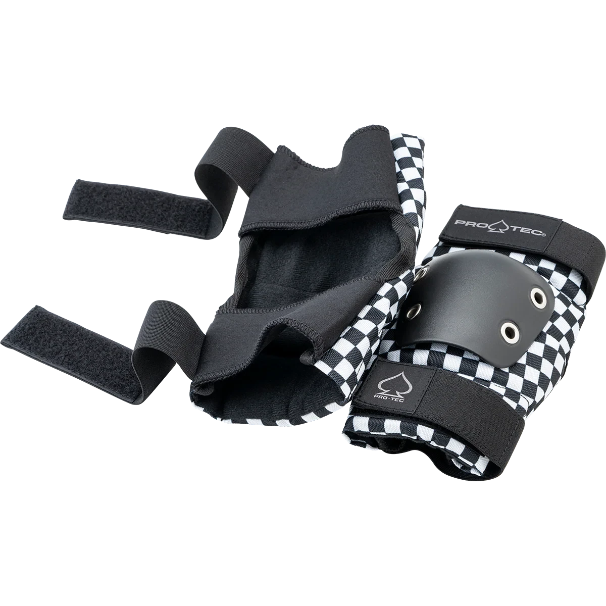 Pro Tec 3 Pack Open Back Pad Set Checker (Various Sizing) safety gear Pro Tec 