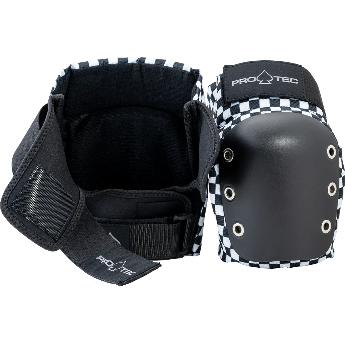 Pro Tec 3 Pack Open Back Pad Set Checker (Various Sizing) safety gear Pro Tec 