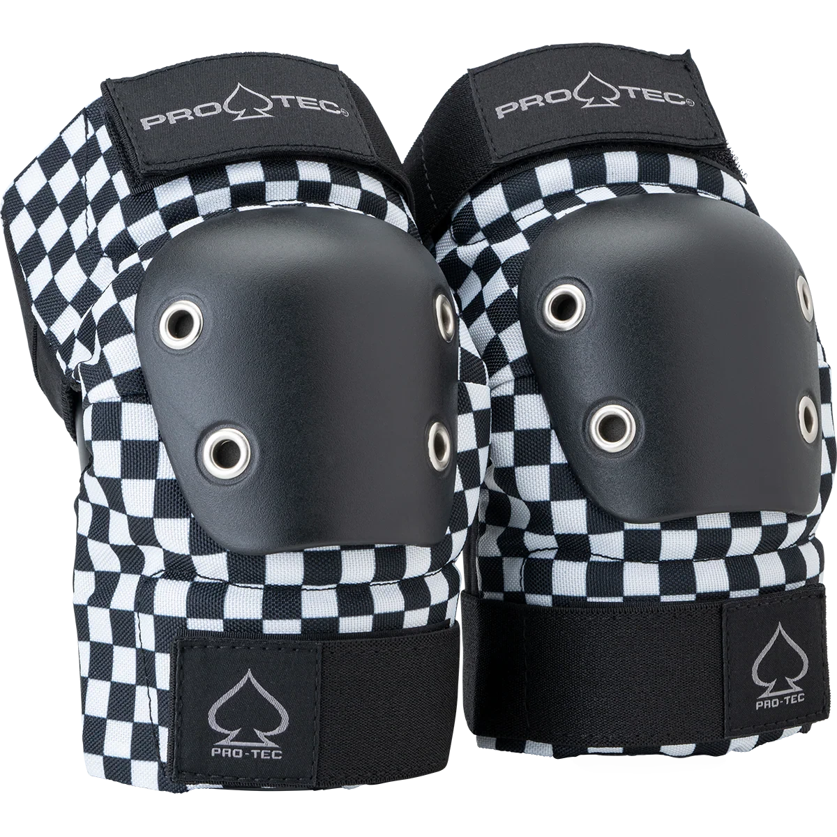 Pro Tec 3 Pack Open Back Pad Set Checker (Various Sizing) safety gear Pro Tec 